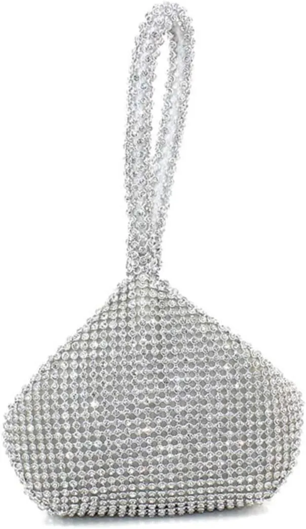 KESYOO Prom Night Essential: Full Rhinestones Evening Clutch Bag Women's Party Purse