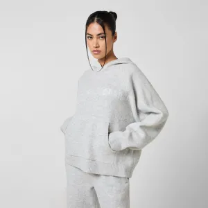 Knit CLSR Hoodie | Light Grey Marl