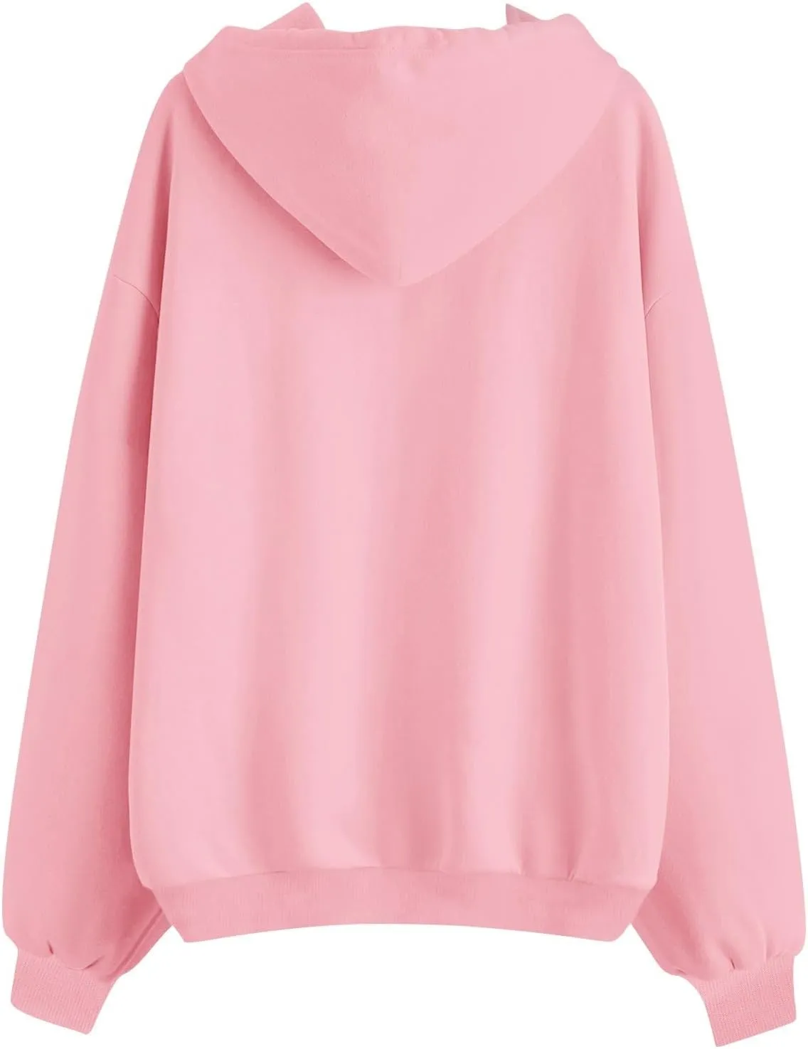 lcyhony Womens Fleece Zip Up Hoodie Trendy Oversized Long Sleeve Sweatshirt Lightweight Casual Workout Jackets with Pockets