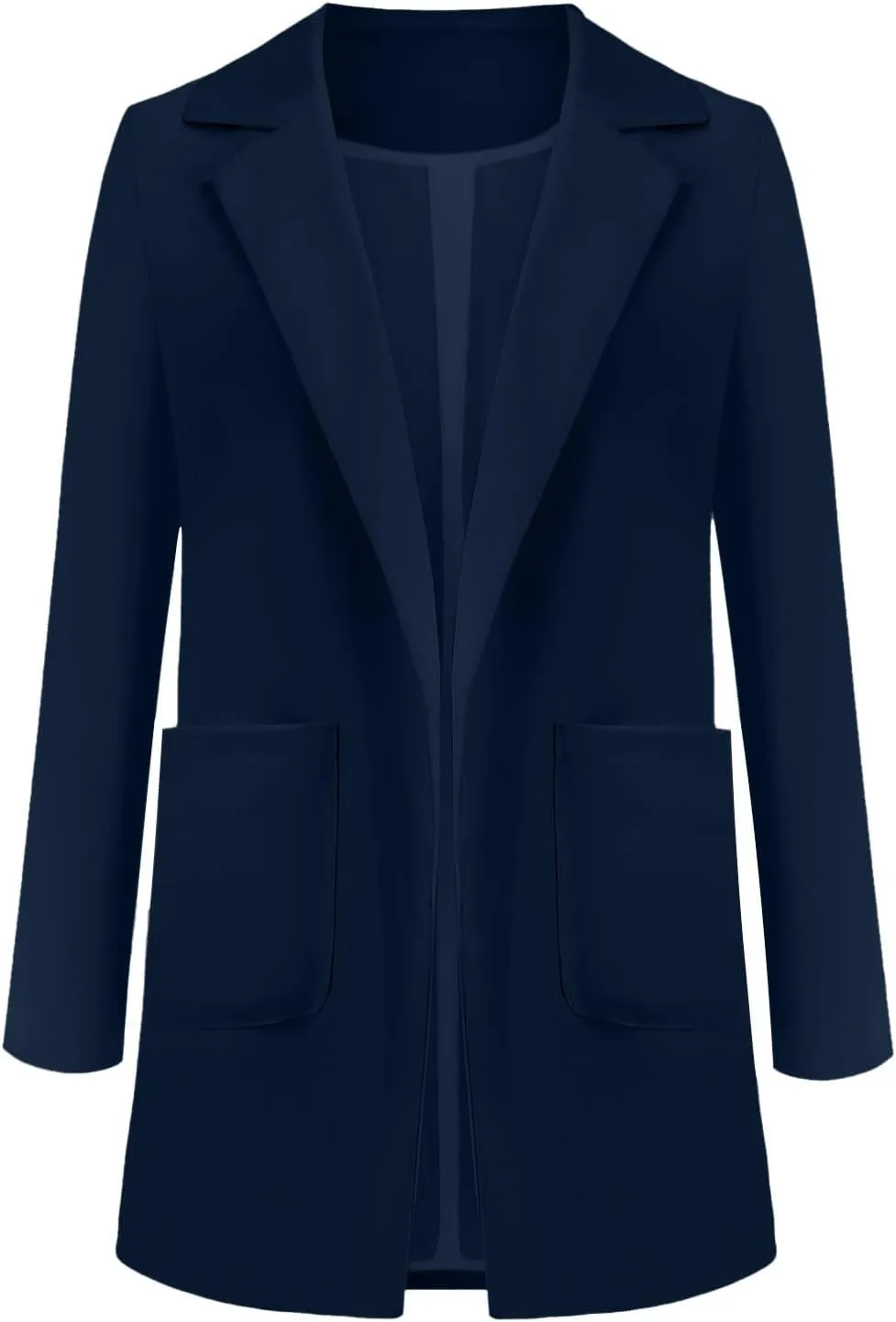 Lightweight Blazer For Women 2025 Office Work Jackets Long Sleeve Solid Formal Open Front Lapel Trendy Cardigans