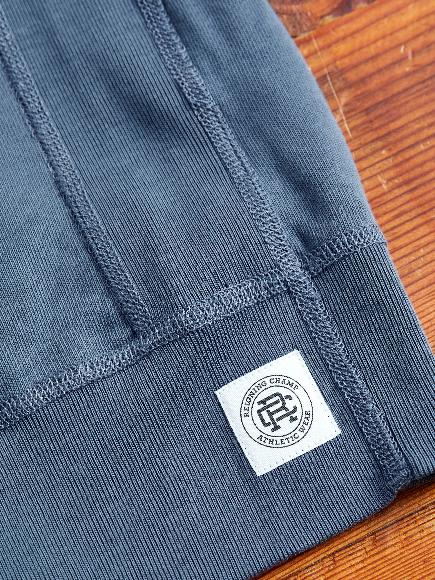 Lightweight Pullover Hoodie in Washed Blue