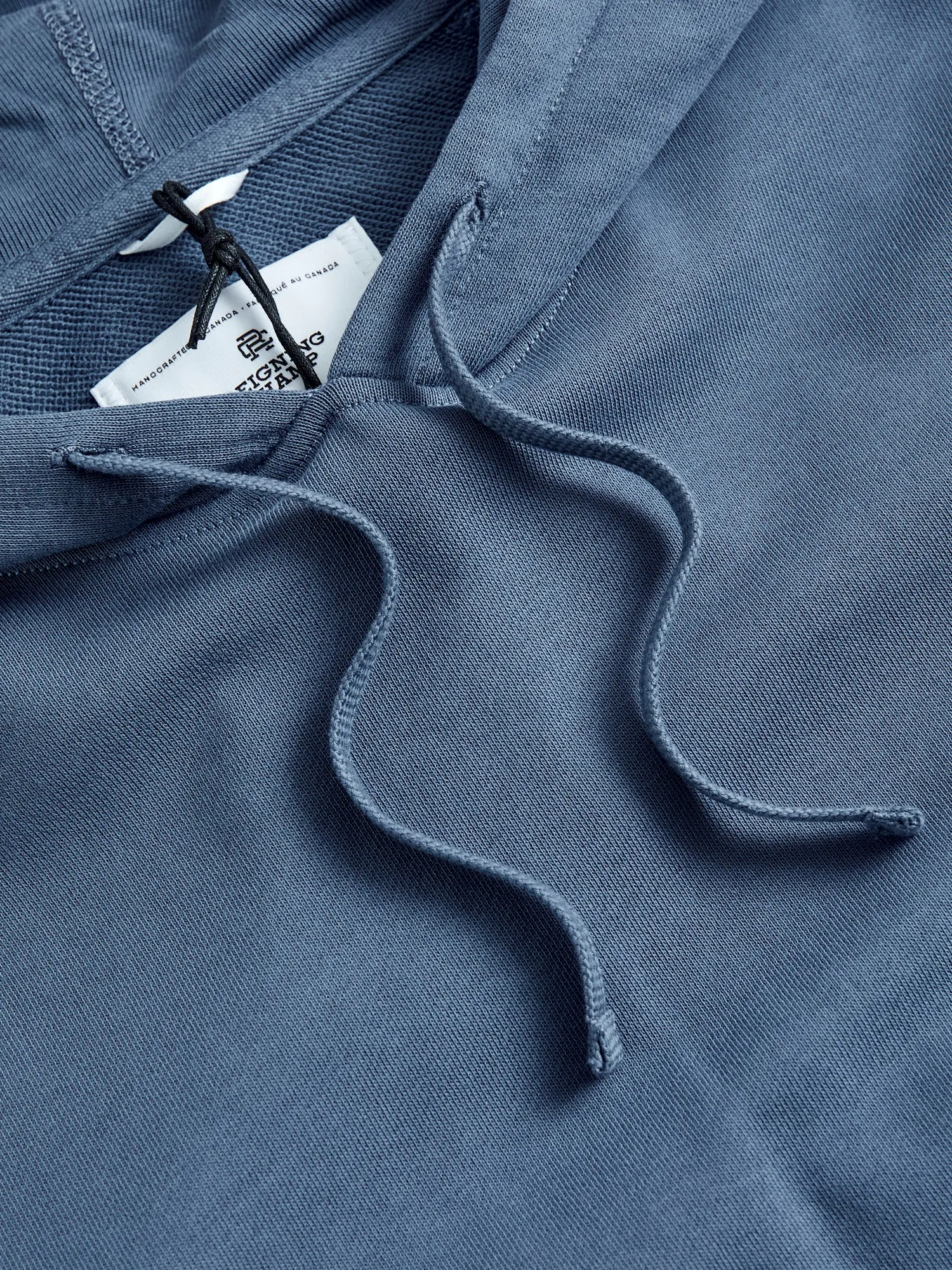 Lightweight Pullover Hoodie in Washed Blue