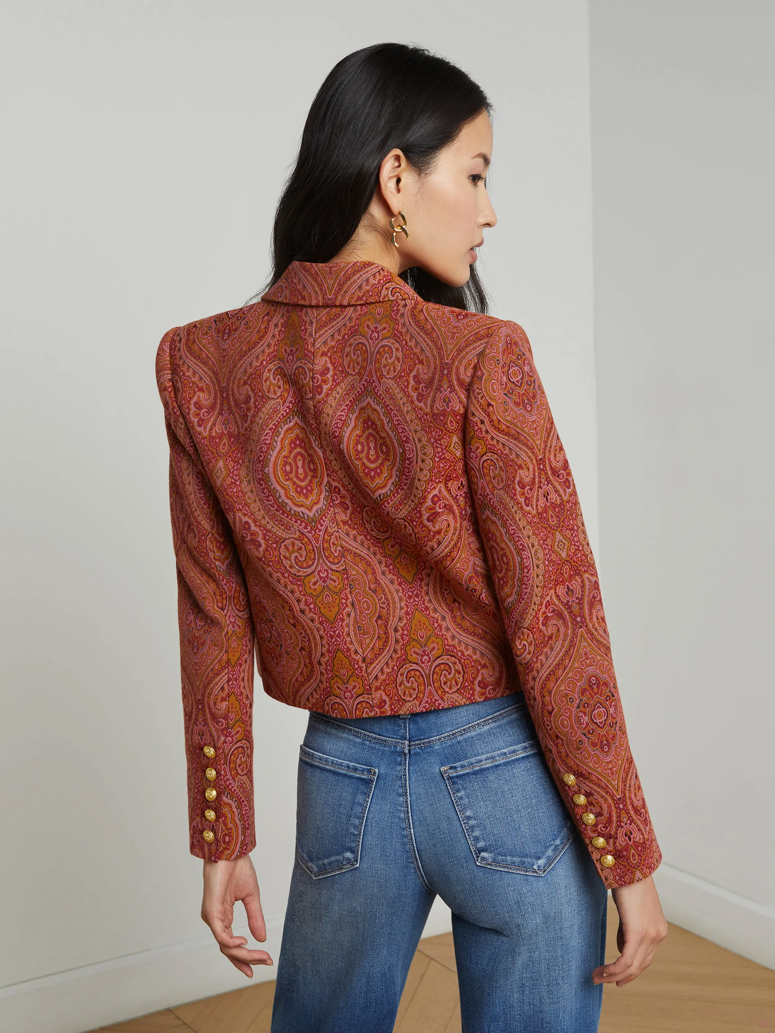 Lila Jacquard Blazer