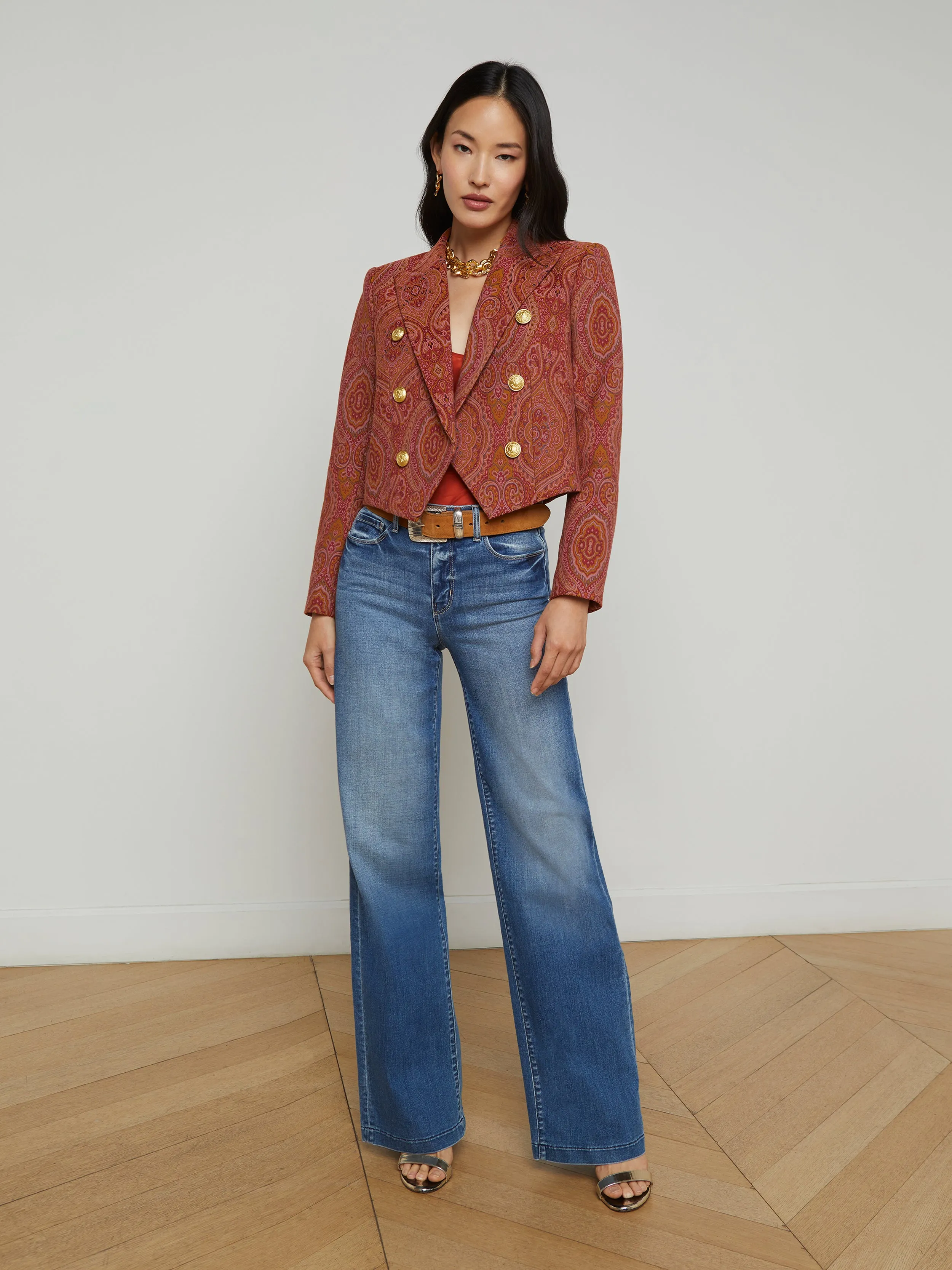 Lila Jacquard Blazer