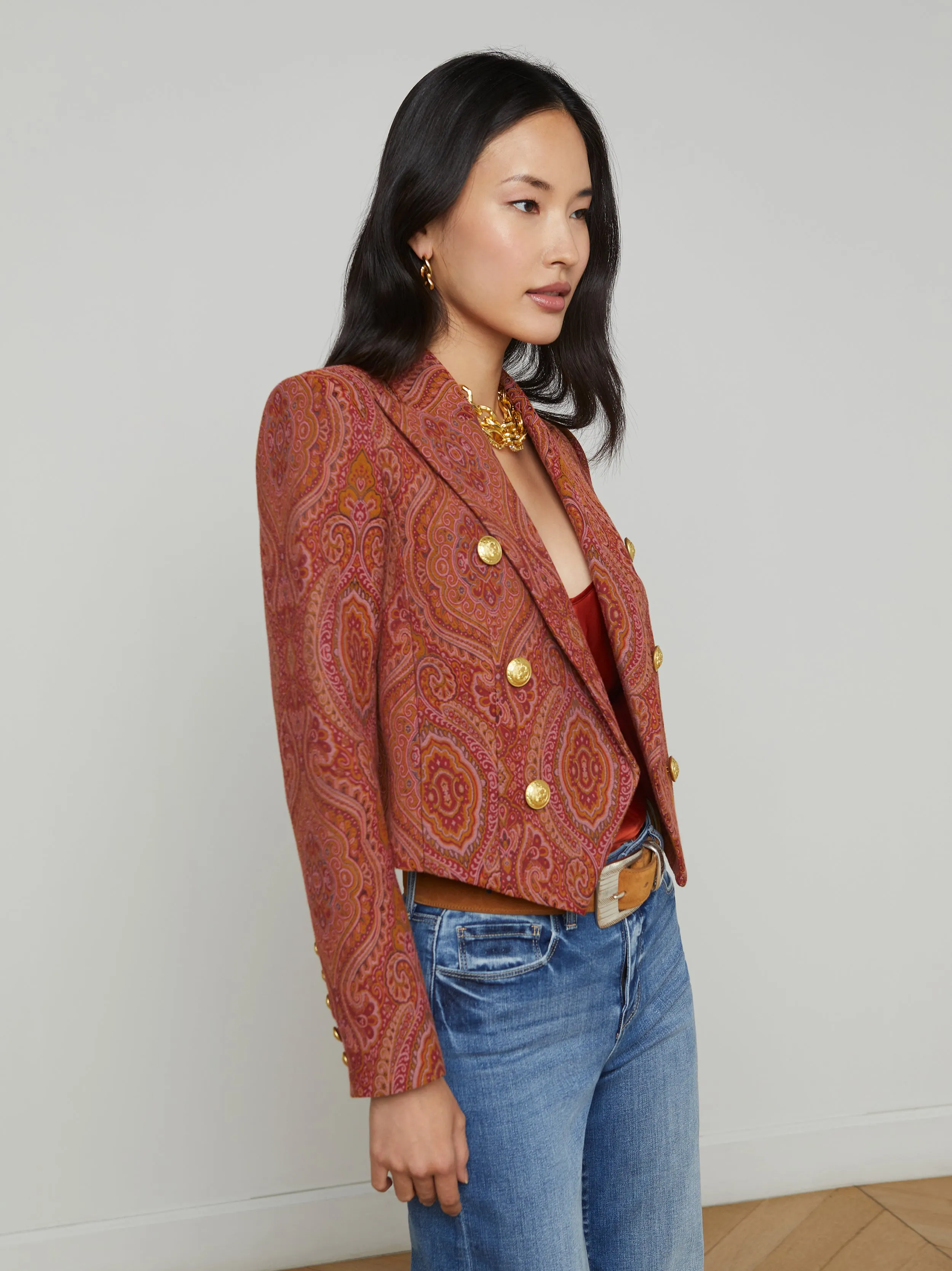 Lila Jacquard Blazer