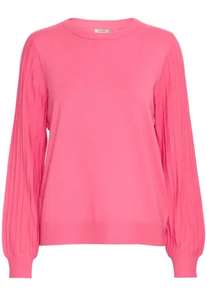 Long Sleeve Knit Pullover - Rapture Rose