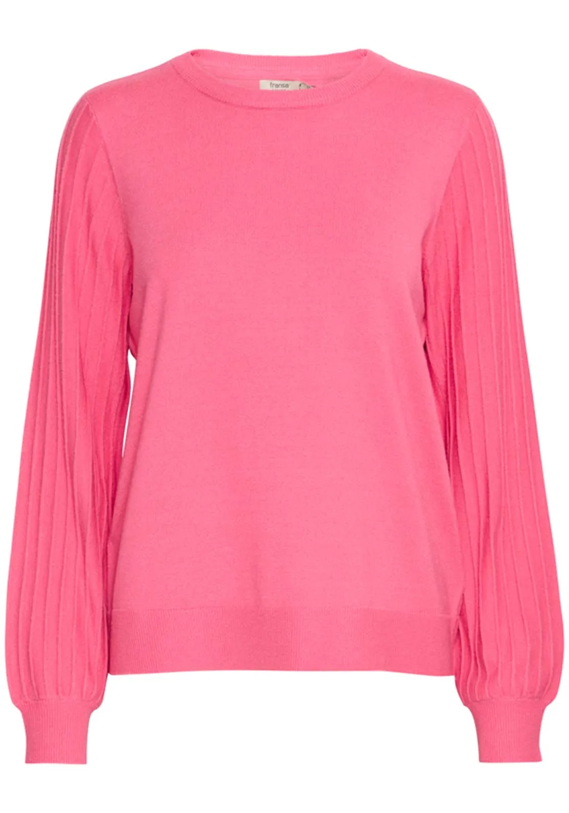 Long Sleeve Knit Pullover - Rapture Rose