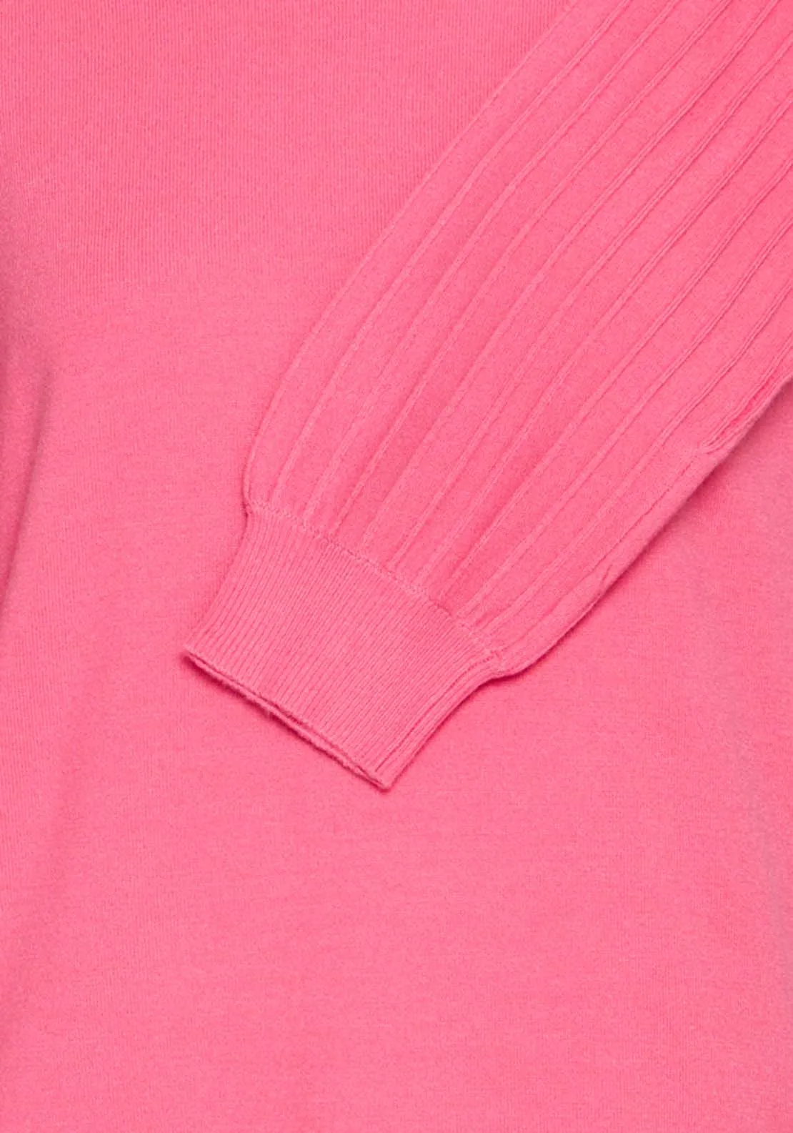 Long Sleeve Knit Pullover - Rapture Rose