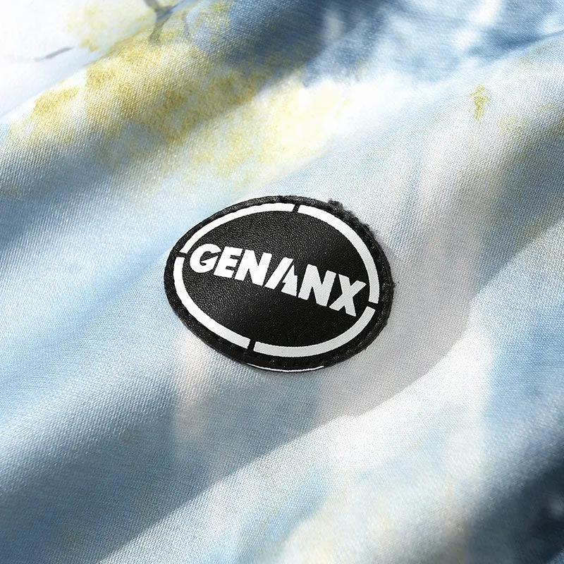 Marble Print Graffiti Space Cotton Hoodies