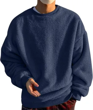 Mens 2024 Casual Cotton Hooded Mens Slim Autumn Casual Solid O Neck Sweater Top Color Men's Fleece Pullover Hoodie