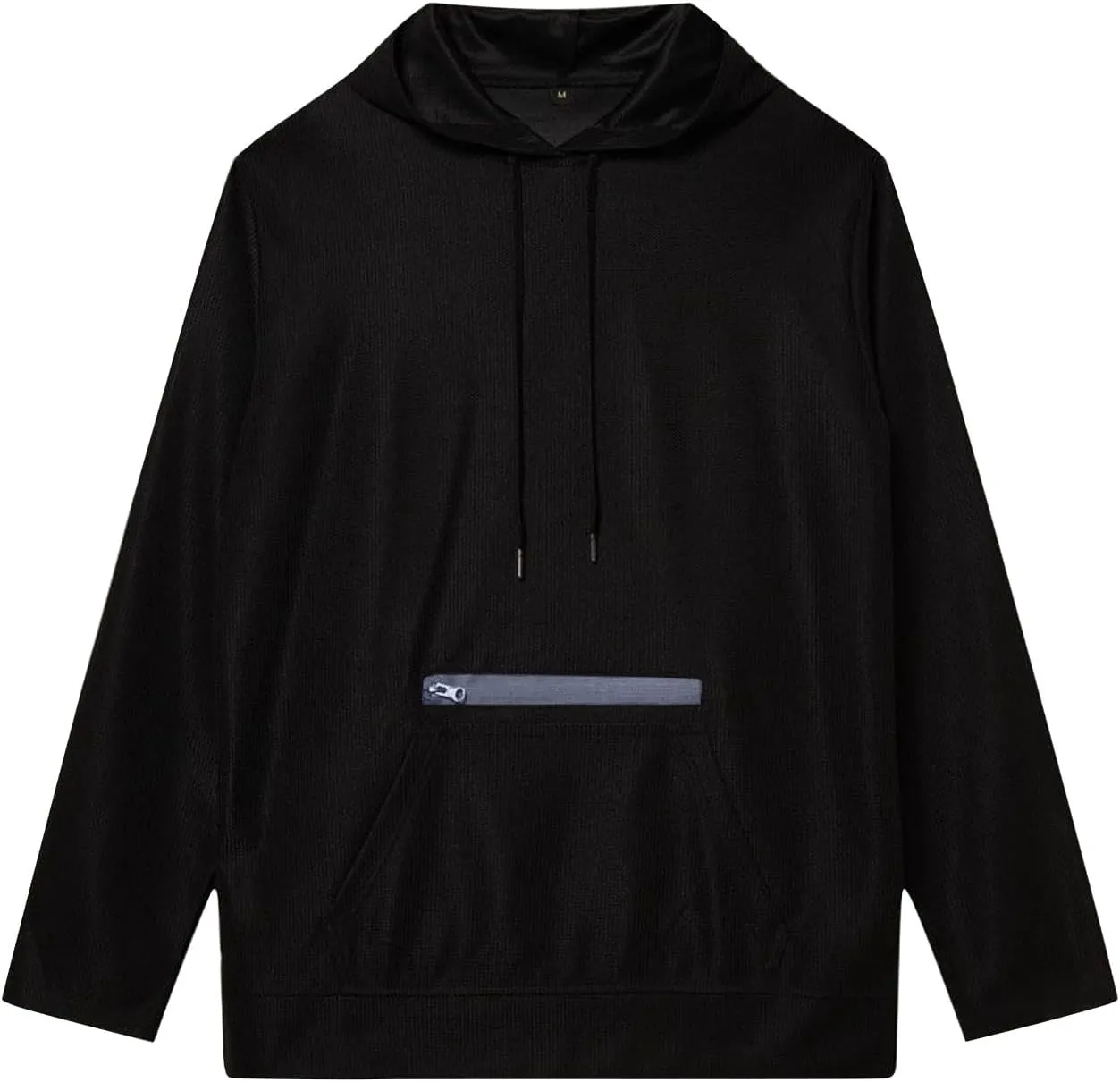 Mens Casual Long Sleeve Workout Loose Hoodies With Pocket 2024
