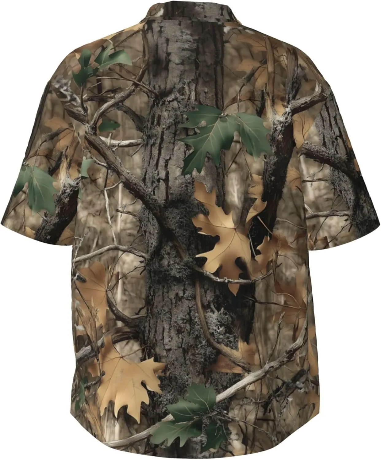 Men's Hawaiian Beach Shirt, Short Sleeve Shirts for Men, Quick-Dry Button Up Shirt