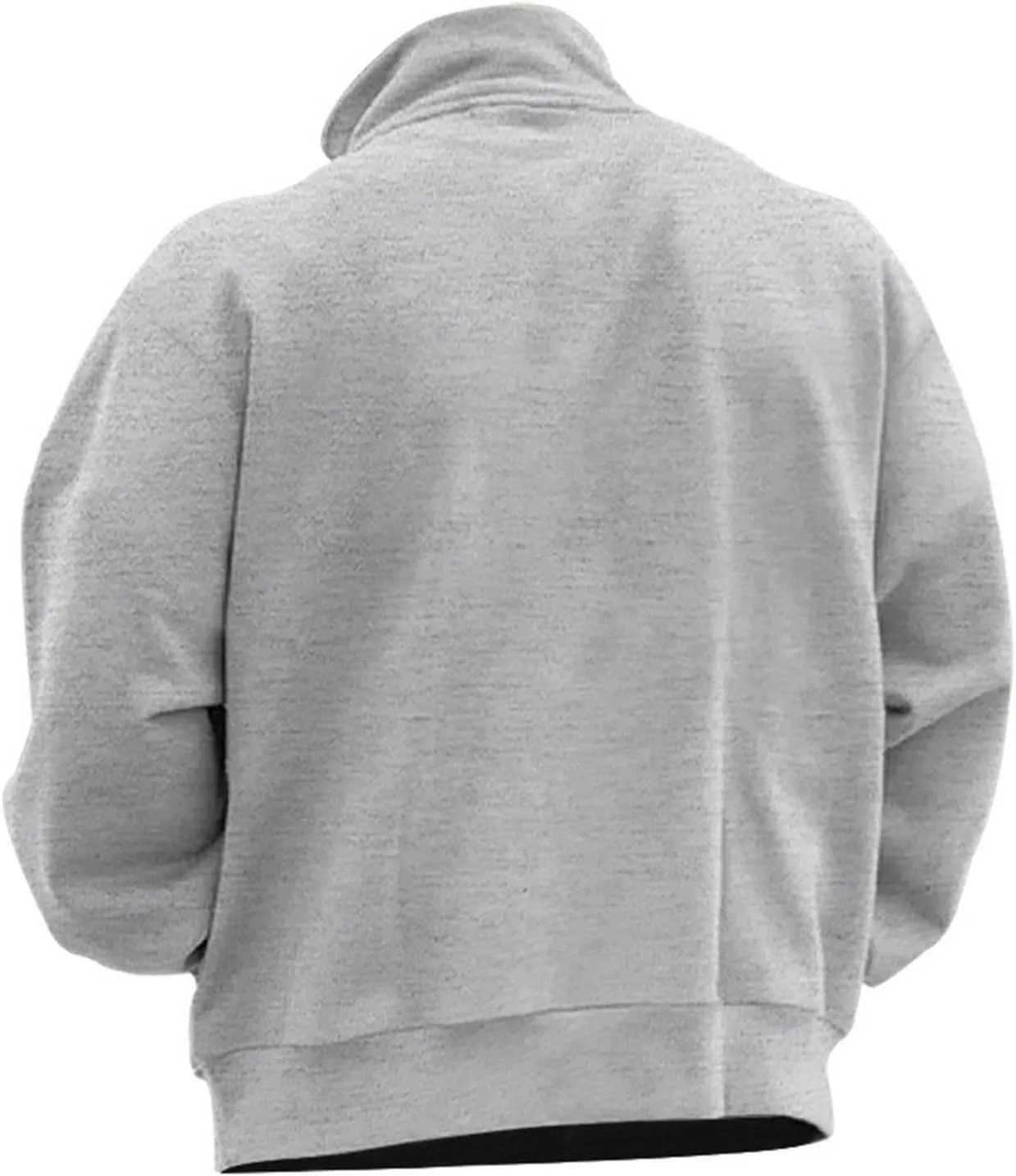 Mens Quarter Zip Up Pullover Lightweight Mock Neck Sweatshirt Casual Long Sleeve Shirt 1/4 Zip Pullover Mens 2024