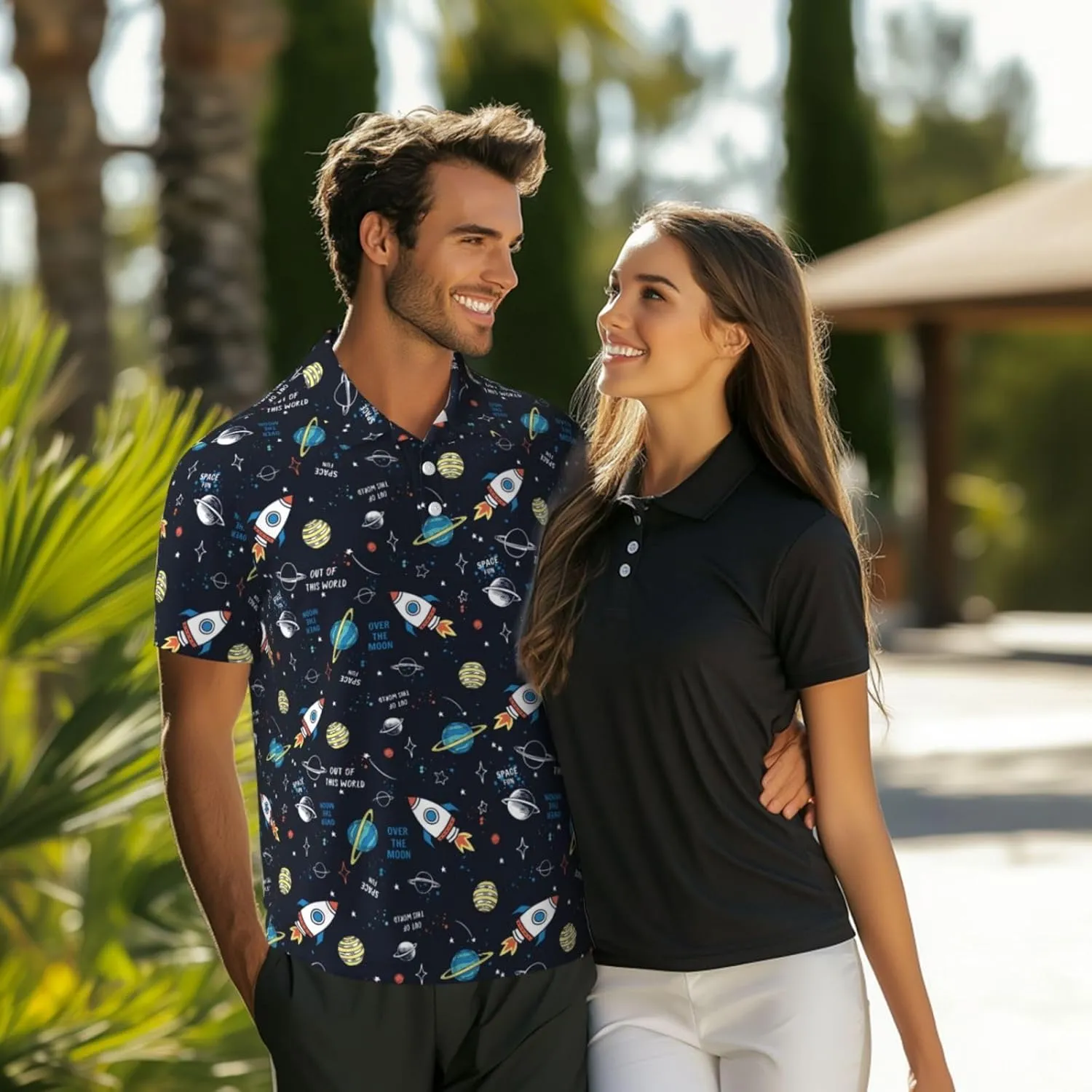 Mens Shirt Short Sleeve Dry Fit Performance Athletic Sports Daily Casual Collared Shirts for Men