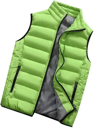 Mens Winter Coats Men Autumn Coat Padded Cotton Vest Warm Hooded Thick Vest Tops Jacket Jackets