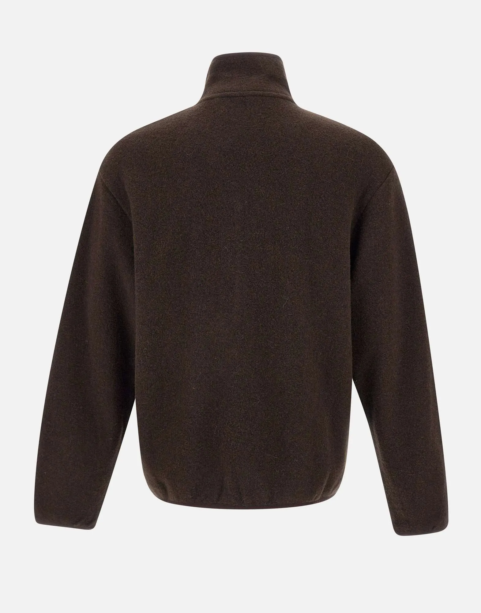 Men's Wool and Cotton Half-Zip Sweatshirt