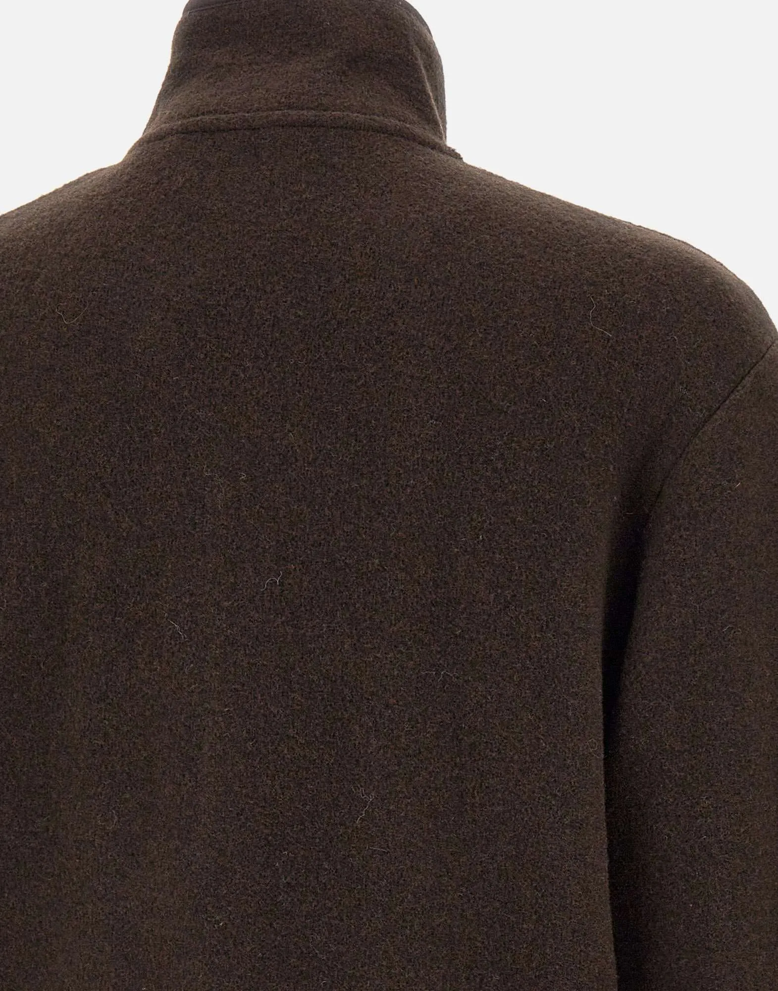Men's Wool and Cotton Half-Zip Sweatshirt