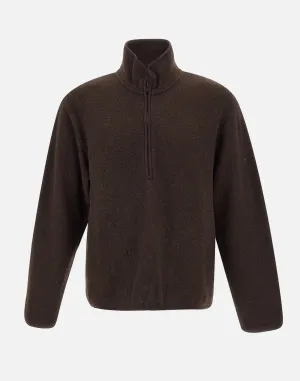 Men's Wool and Cotton Half-Zip Sweatshirt