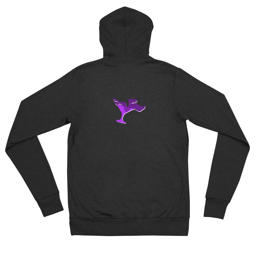 Nerdy Bartender Light Zip Hoodie - WHABAM