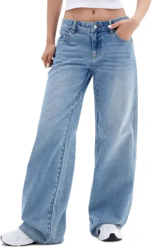 PacSun Women's Casey Astrid Low Rise Baggy Jeans