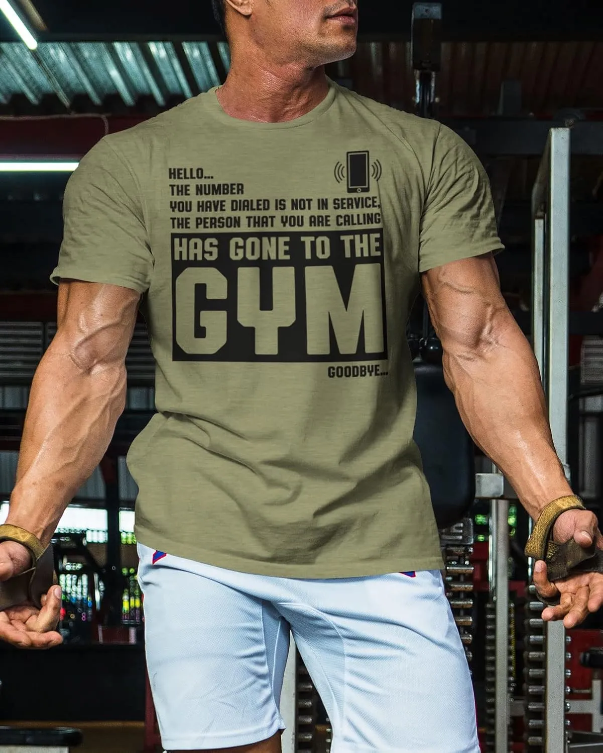 Person Has Gone to The Workout Motivation Thing Gym Shirt for Men