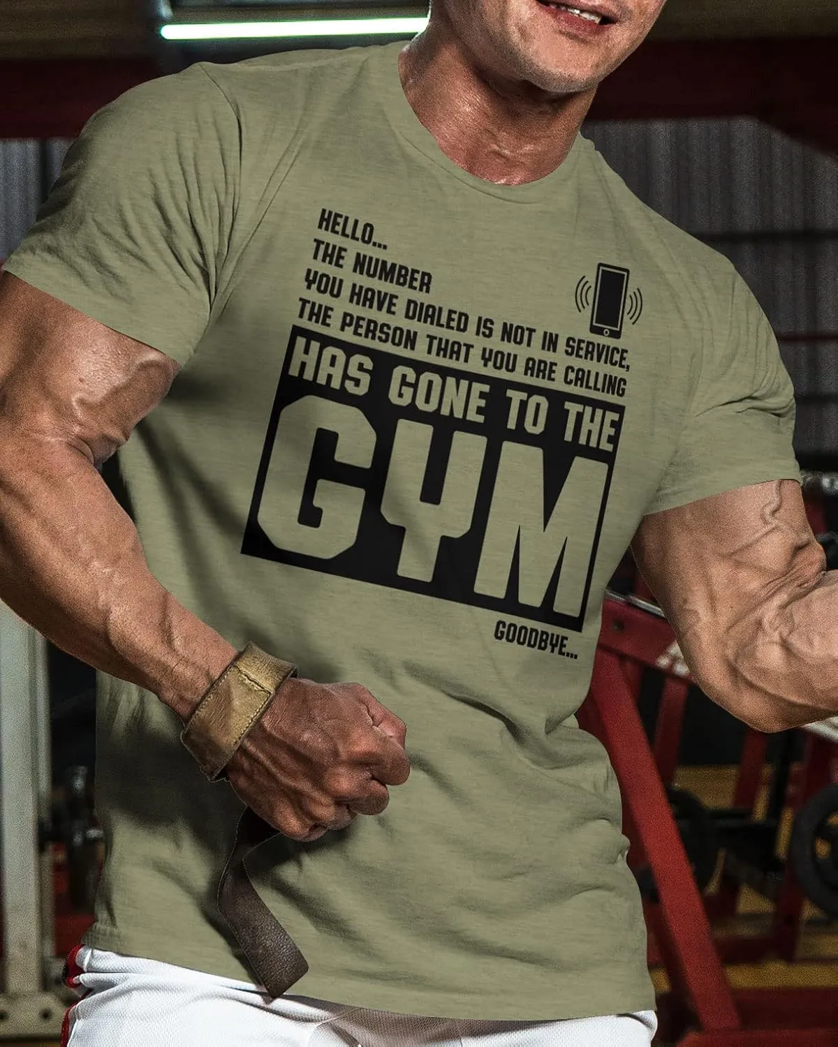Person Has Gone to The Workout Motivation Thing Gym Shirt for Men