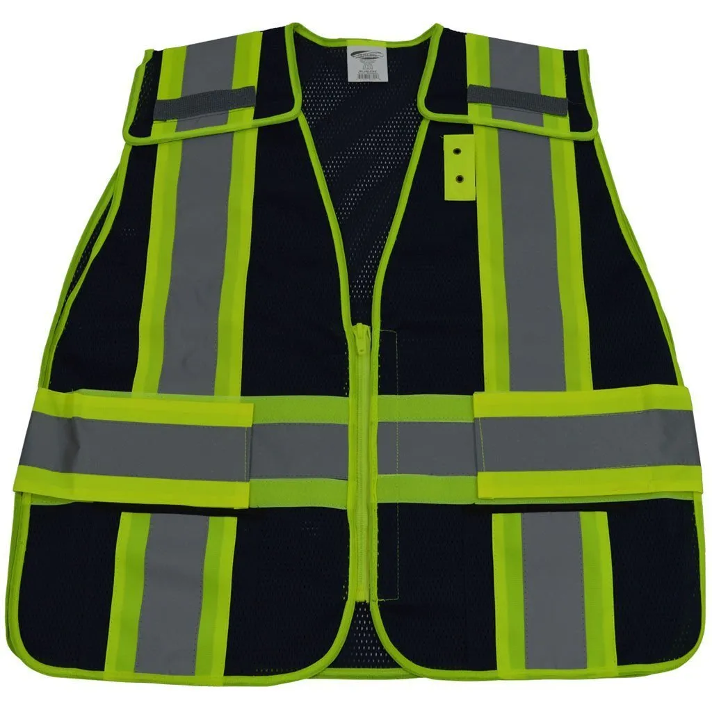 Petra Roc BLVM-PSV Navy Blue Mesh Expandable Breakaway Safety Vest