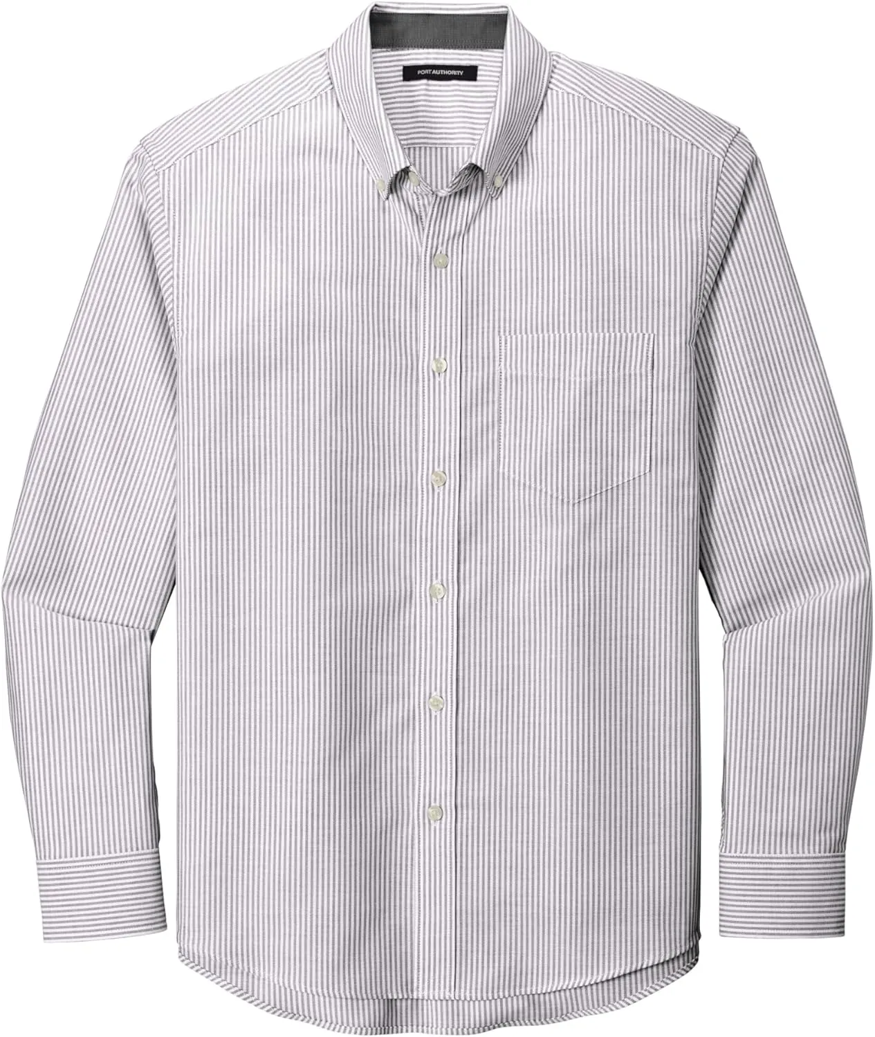Port Authority Men's SuperPro Oxford Stripe Button-Down Shirt