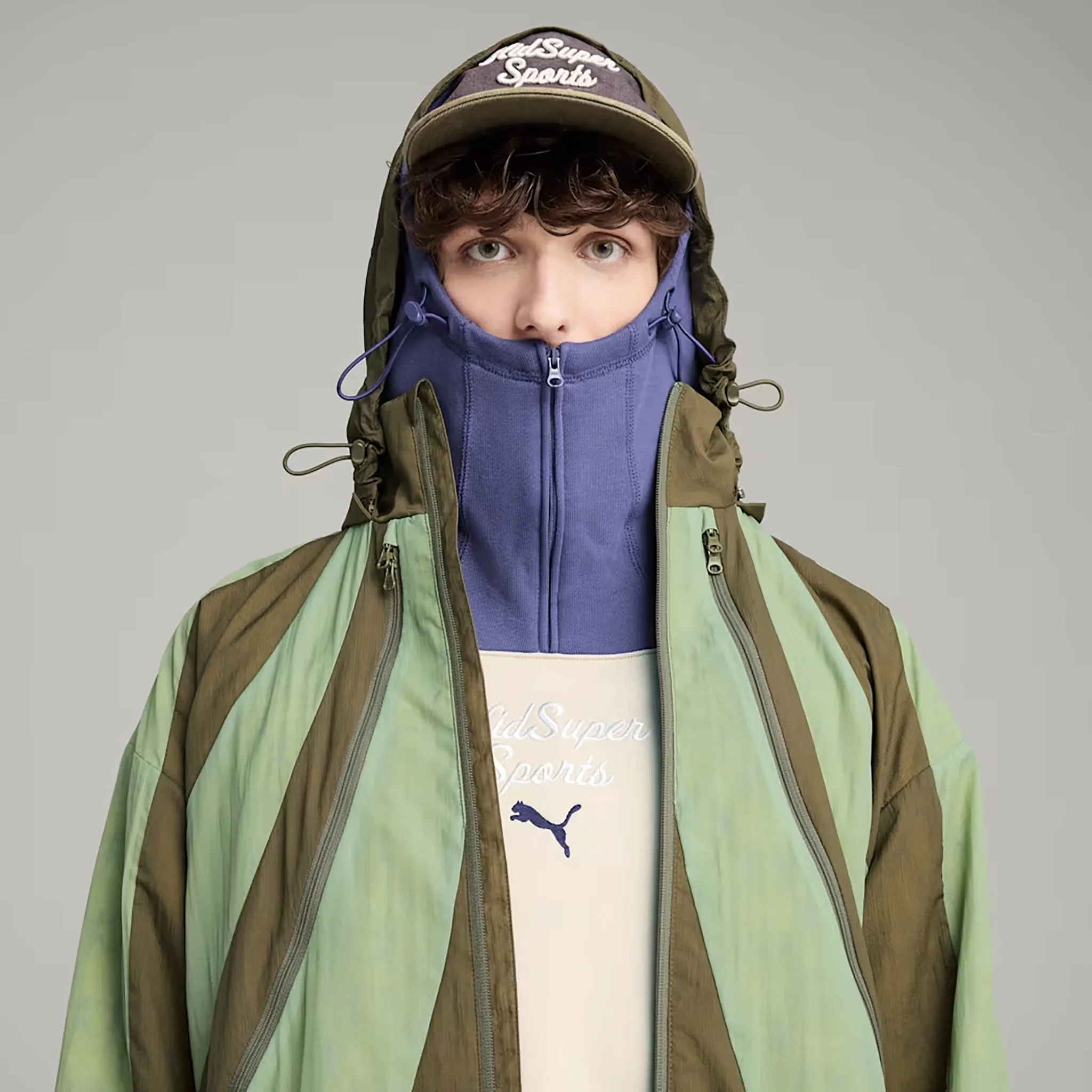 PUMA X KIDSUPER WINDBREAKER / 73:DUSTY GREEN
