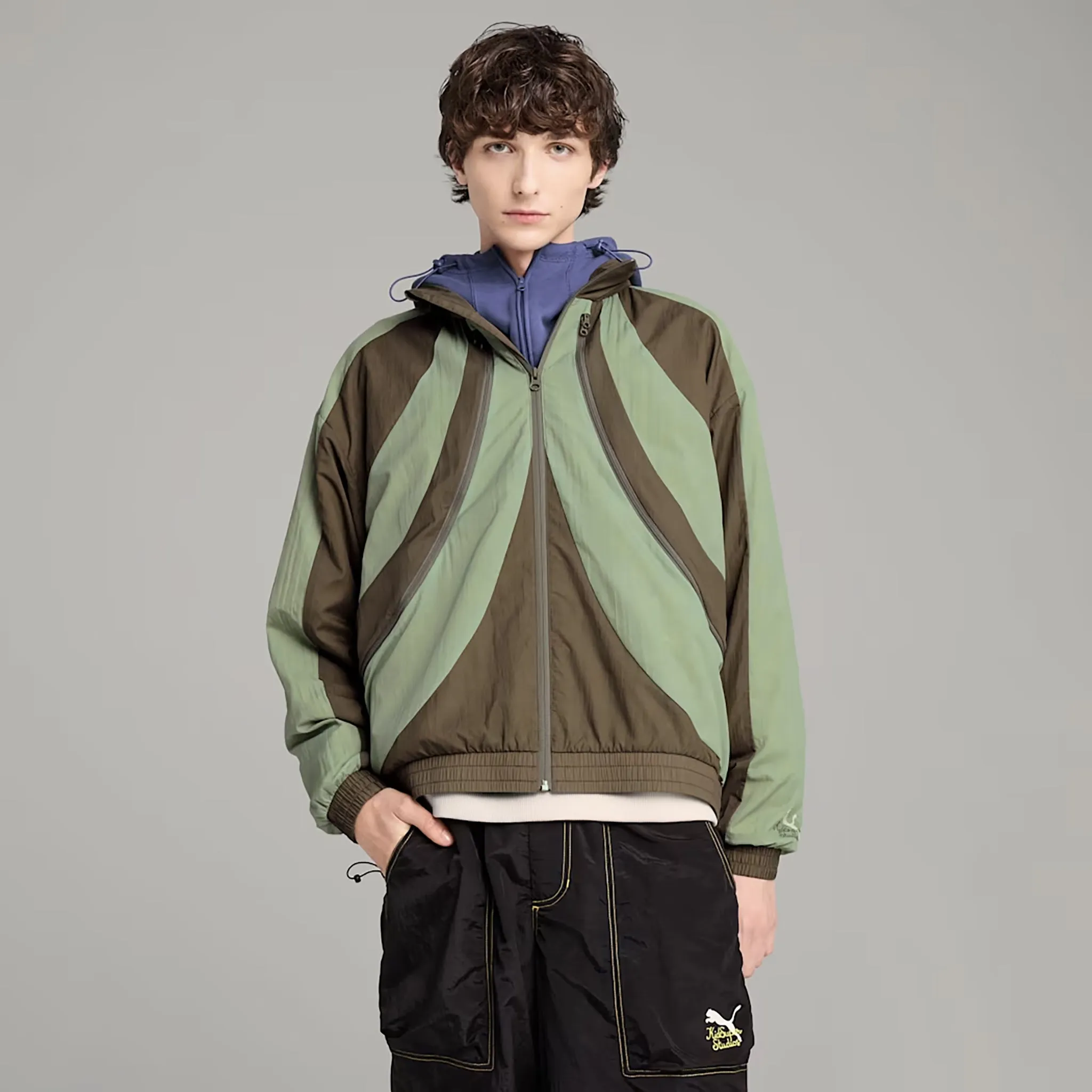 PUMA X KIDSUPER WINDBREAKER / 73:DUSTY GREEN