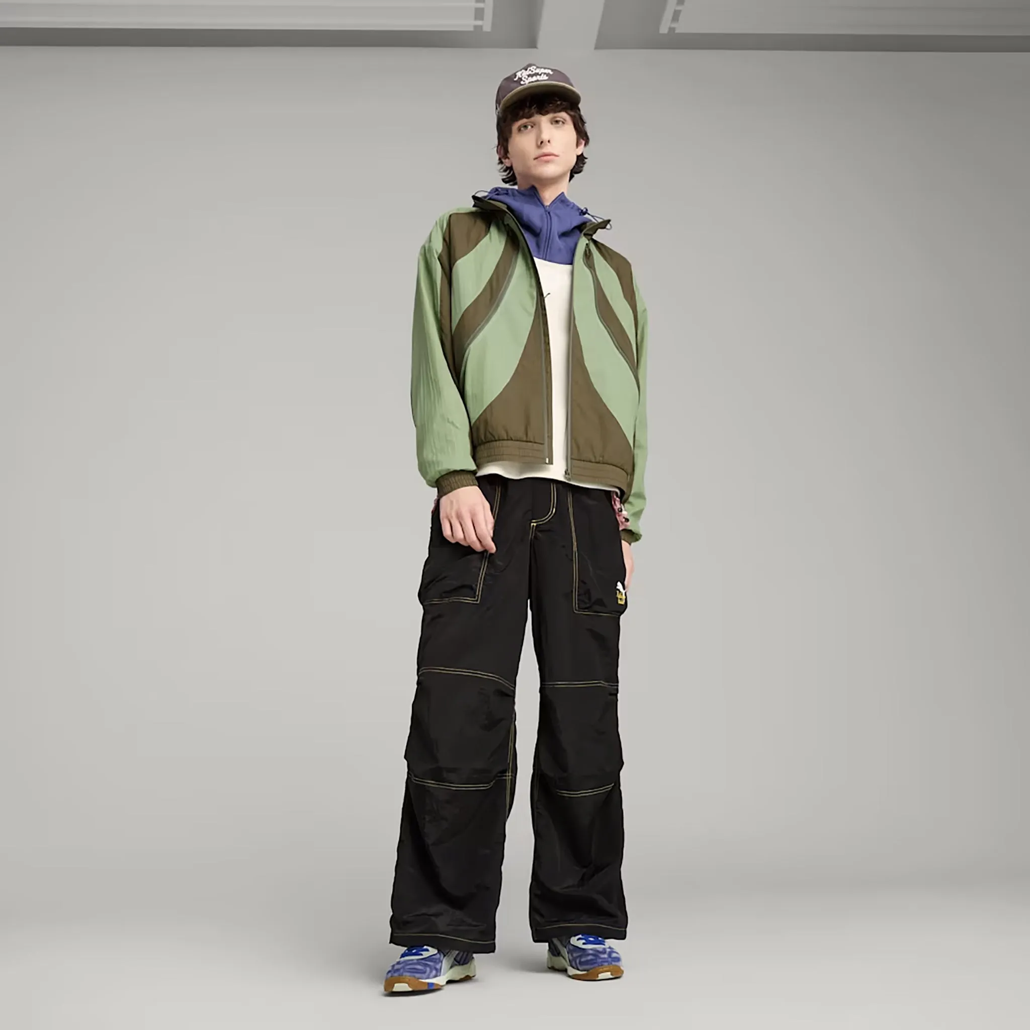 PUMA X KIDSUPER WINDBREAKER / 73:DUSTY GREEN