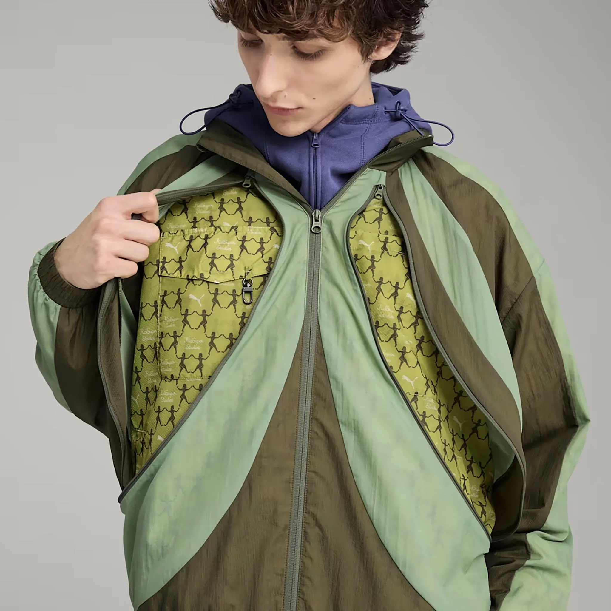 PUMA X KIDSUPER WINDBREAKER / 73:DUSTY GREEN