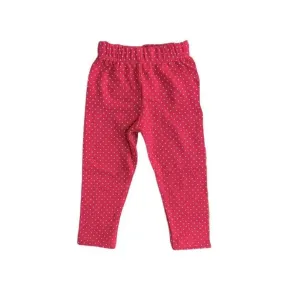Red Pin Dot Leggings