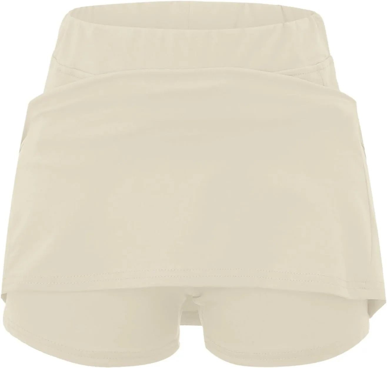 Skorts for Woman Dressy Casual Plus Size High Waist Skirt with Shorts Underneath Tennis Skorts with Pockets Tummy Control