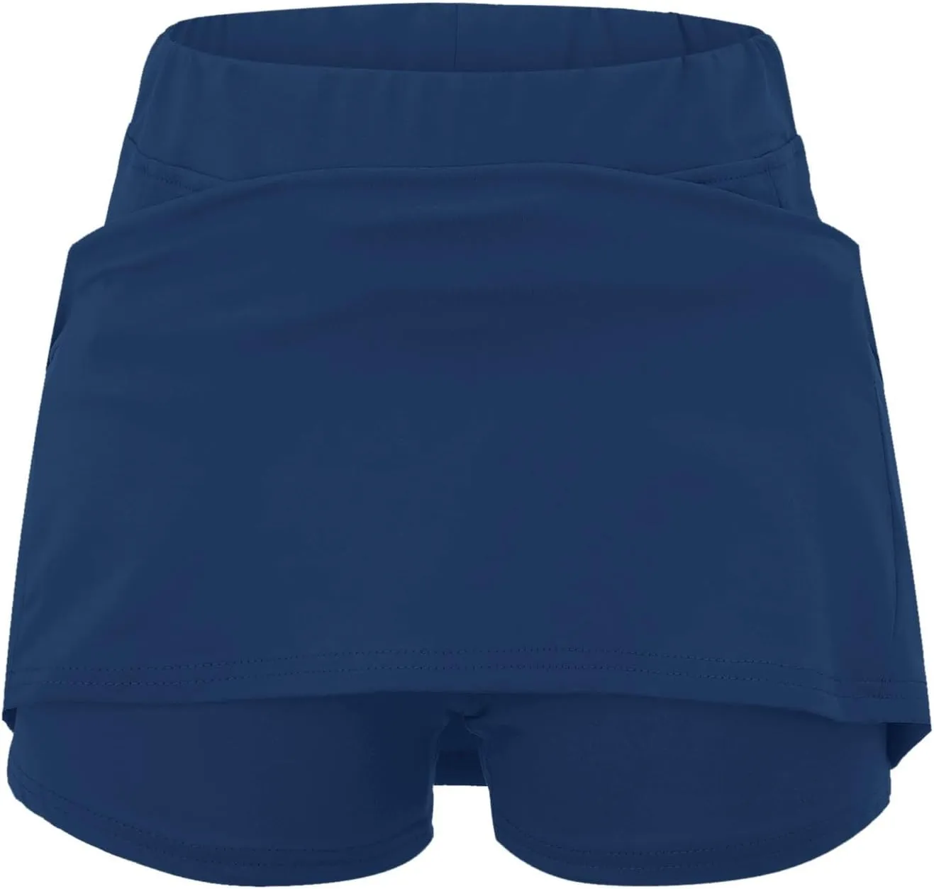 Skorts for Woman Dressy Casual Plus Size High Waist Skirt with Shorts Underneath Tennis Skorts with Pockets Tummy Control