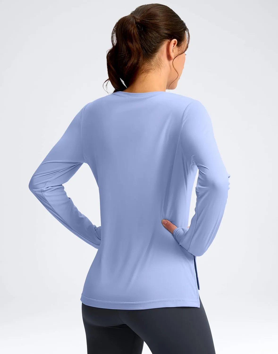 Soothfeel Women's Sun Shirts UPF 50  Long Sleeve UV Protection Workout Hiking Tops Lightweight Quick Dry SPF Outdoor Shirt