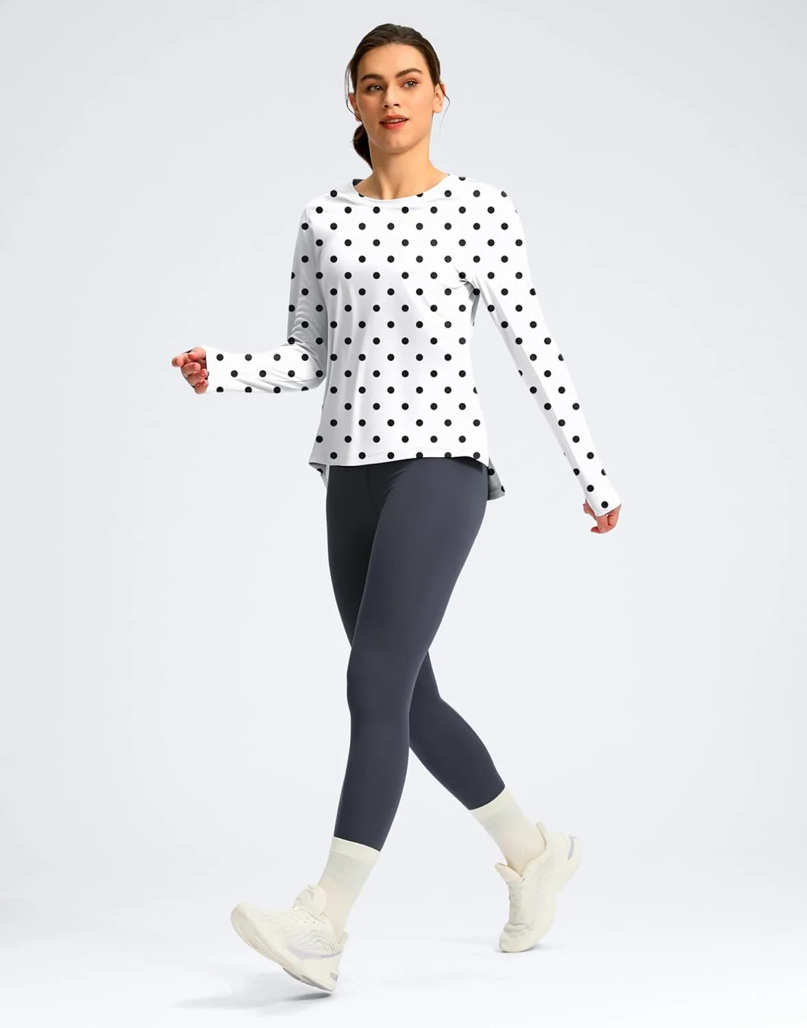 Soothfeel Women's Sun Shirts UPF 50  Long Sleeve UV Protection Workout Hiking Tops Lightweight Quick Dry SPF Outdoor Shirt