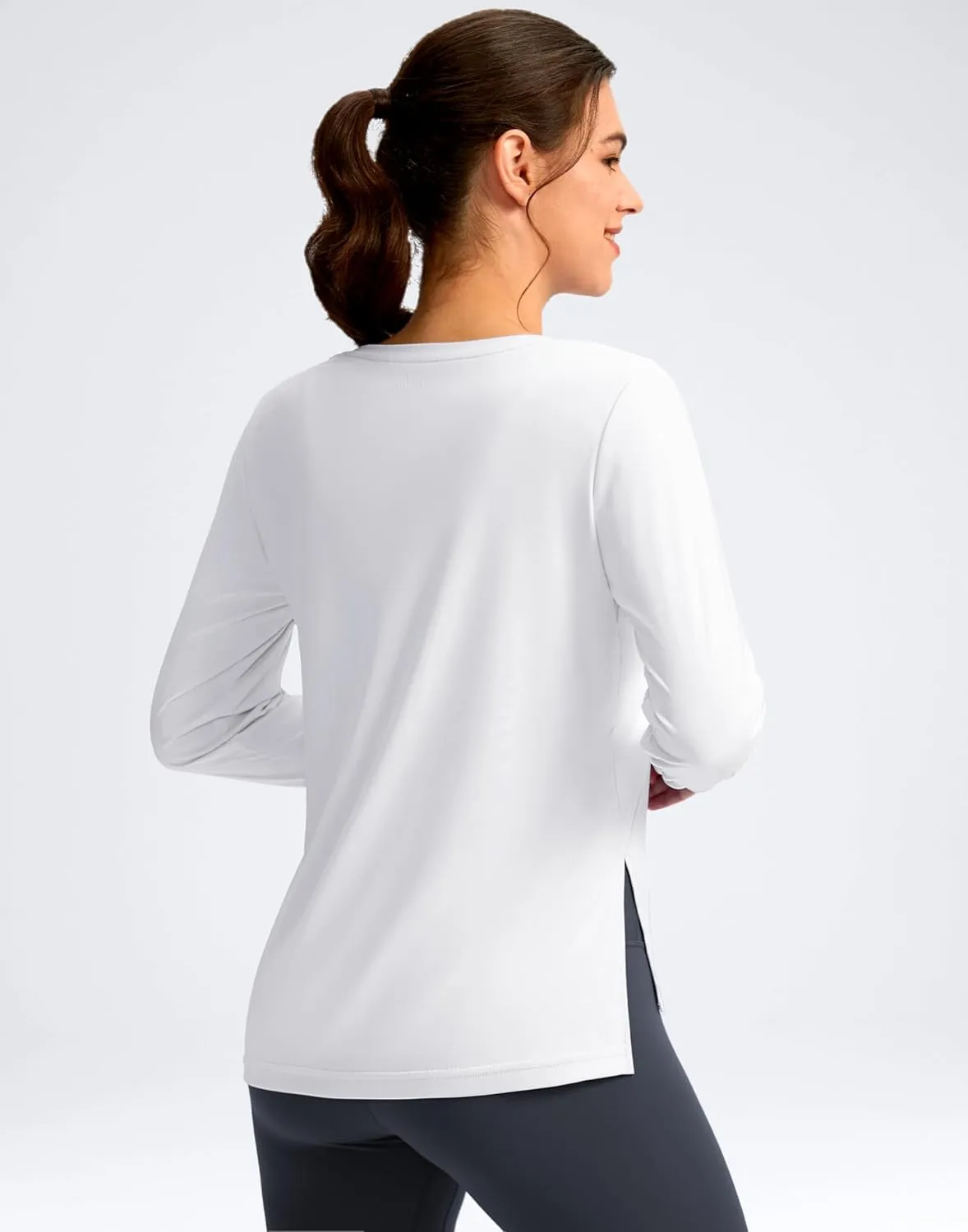 Soothfeel Women's Sun Shirts UPF 50  Long Sleeve UV Protection Workout Hiking Tops Lightweight Quick Dry SPF Outdoor Shirt