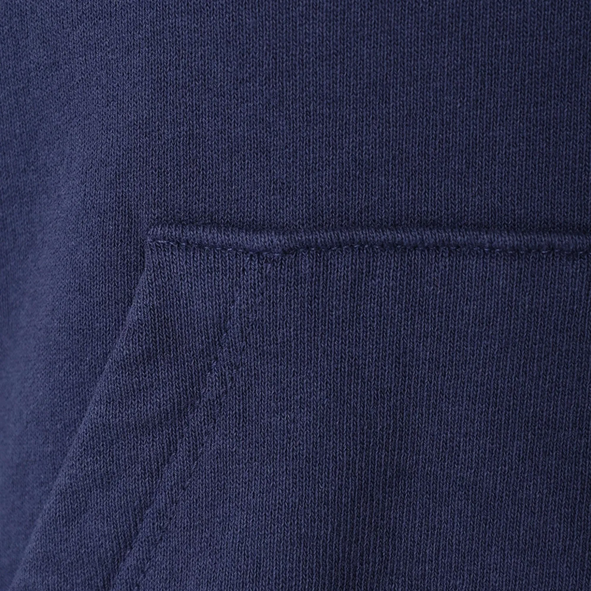 SPORTY & RICH | WMN'S CROWN LOGO CROPPED HOODIE { NAVY/WHITE