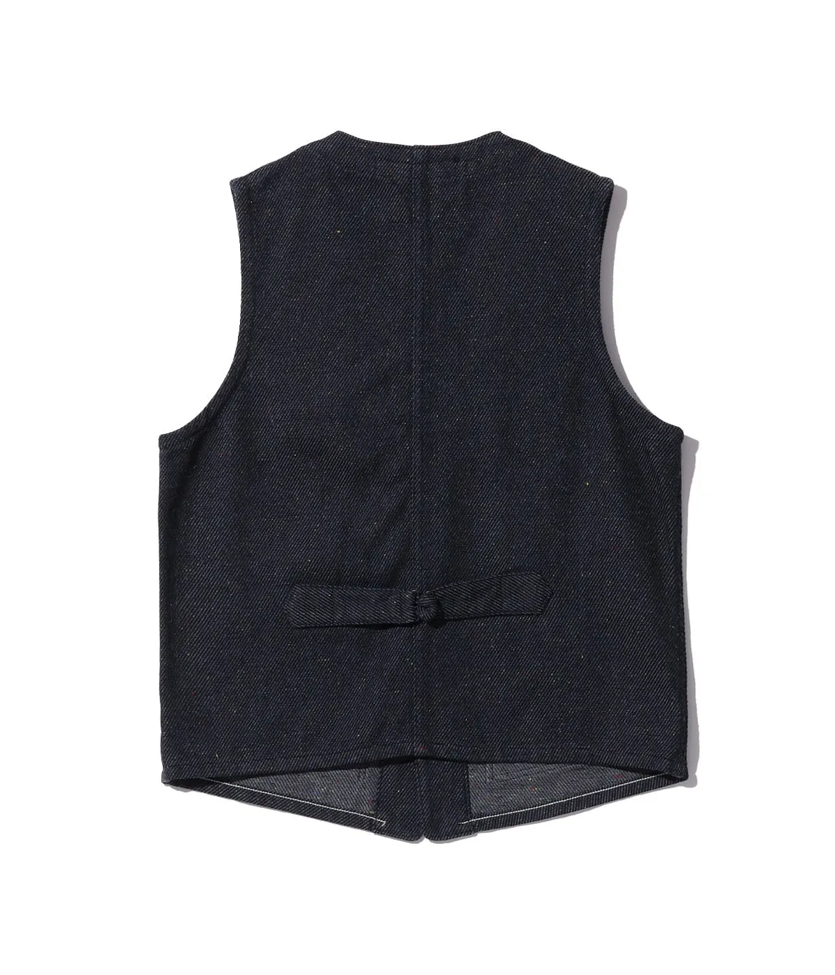 Sugar Cane, Fiction Romance 13.7oz. Indigo Nep Denim Work Vest SC15446