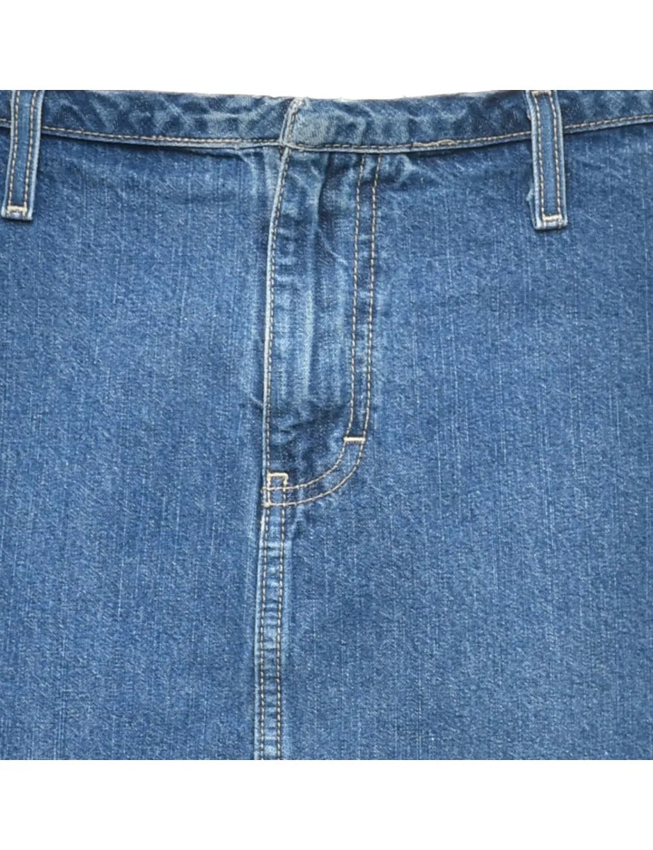 Tommy Hilfiger1990s Medium Wash Denim Skirt - M