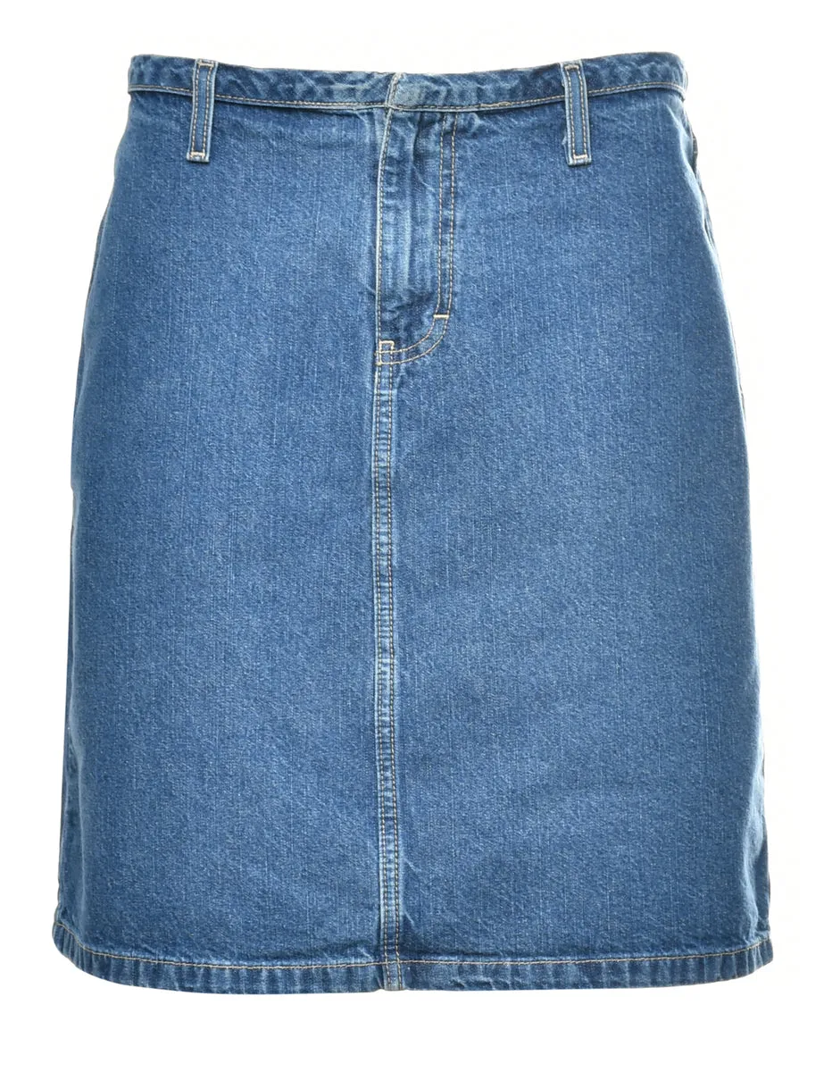 Tommy Hilfiger1990s Medium Wash Denim Skirt - M