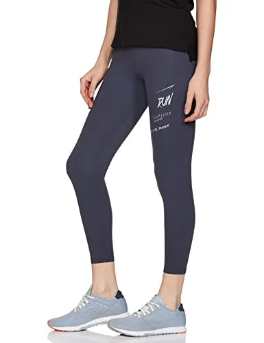 Van Heusen Proactive Elite Women 7/8th Leggings - Polyamide Spandex - Snug Fit, High Stretch, Moisture Wicking Odyssey Gray