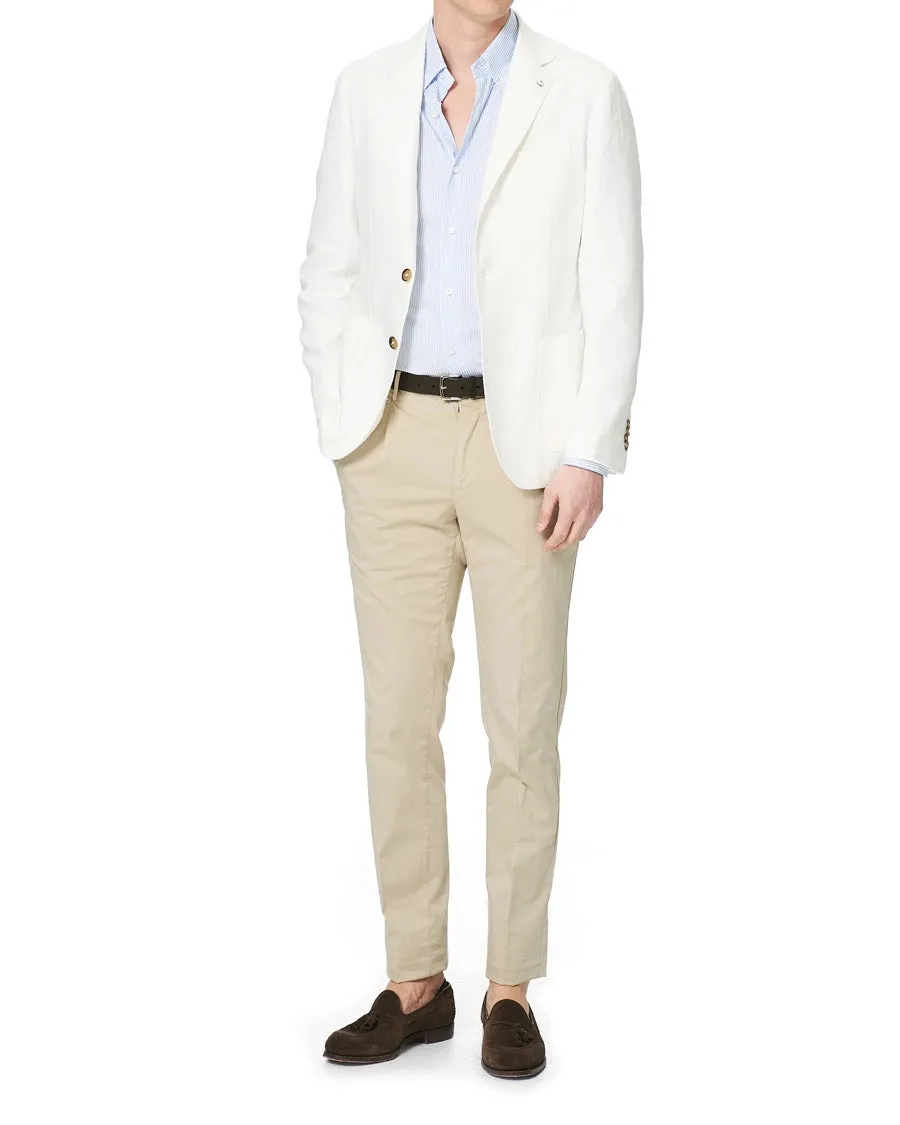 White Cotton L.B.M 1911 Sport Coat