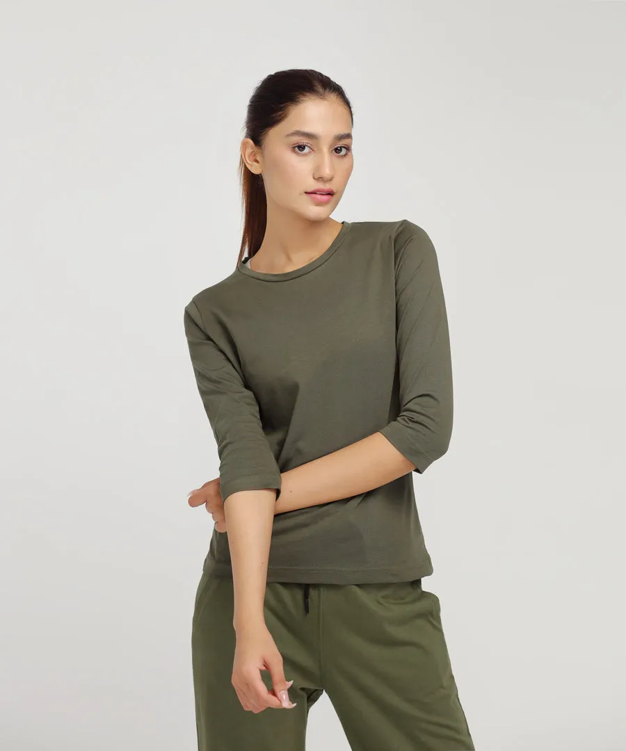 Women's Essential Three Quarter Tee