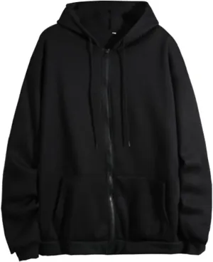 Womens Full Zip Up Hoodies Casual Fleece Lightweight Drawstring Long Sleeve Sweatshirt Jacket with Pockets