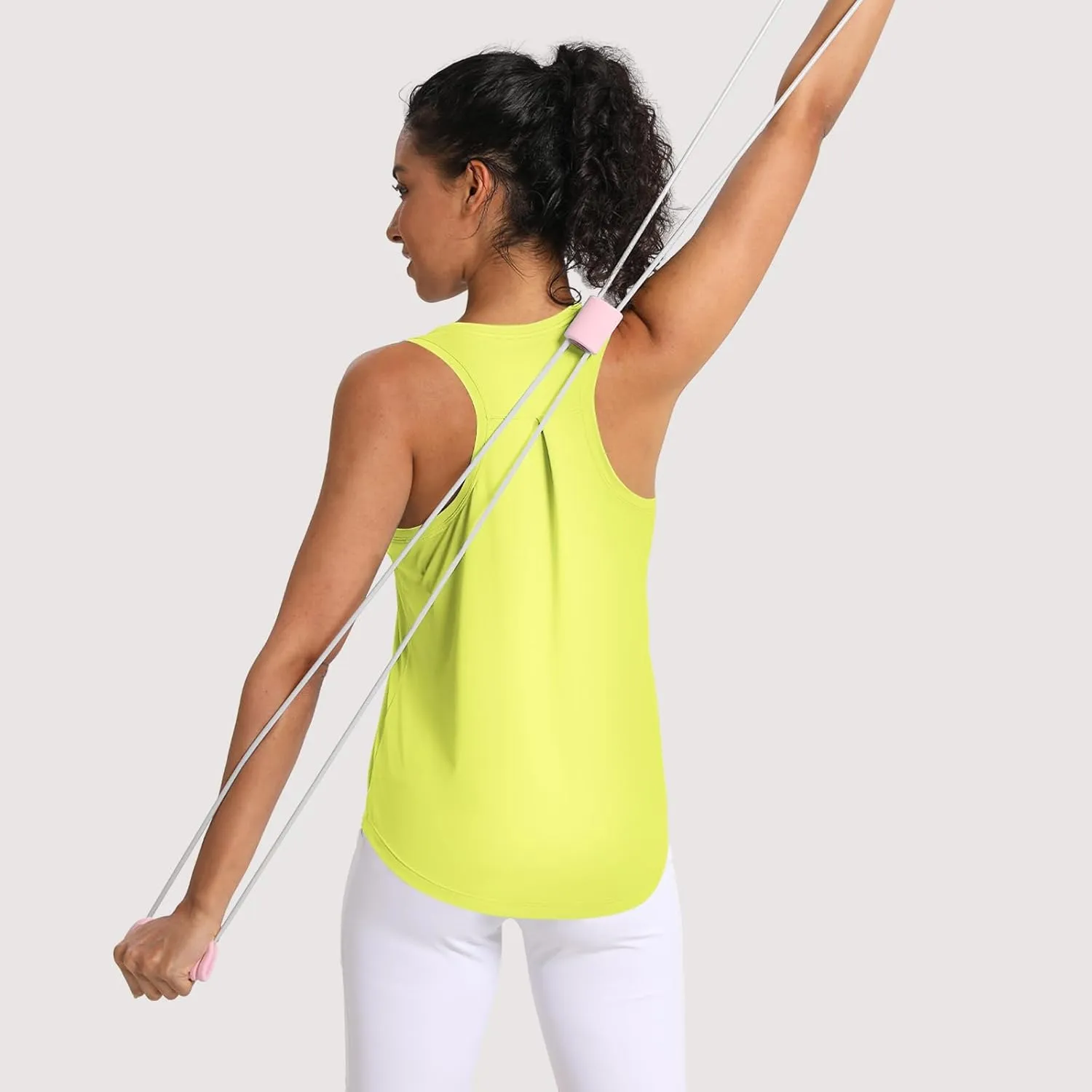 Women's Workout Tank Tops Woman Sleeveless Loose Fit Gym Tops Athletic Shirts Racerback Quick Dry UPF 50 