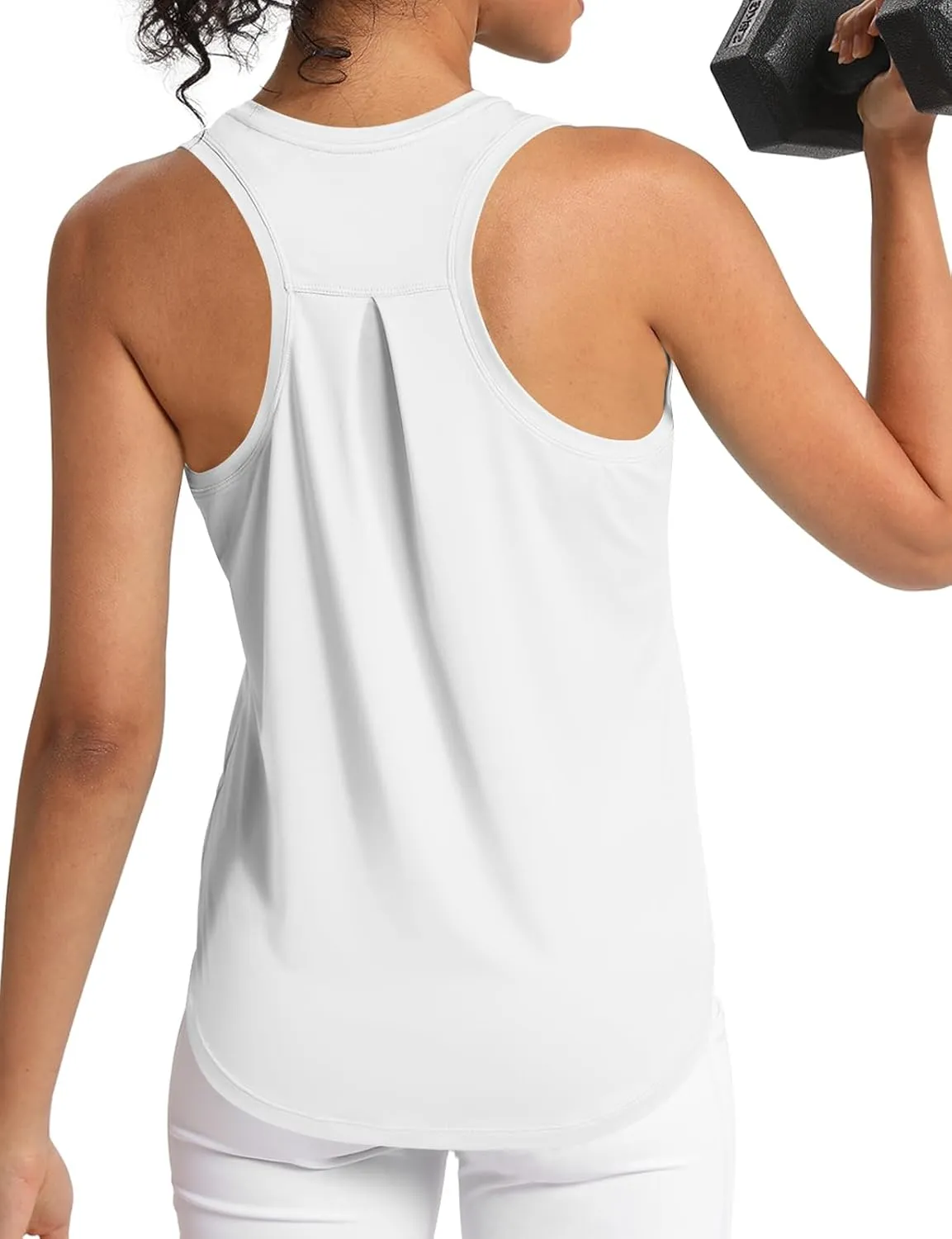 Women's Workout Tank Tops Woman Sleeveless Loose Fit Gym Tops Athletic Shirts Racerback Quick Dry UPF 50 