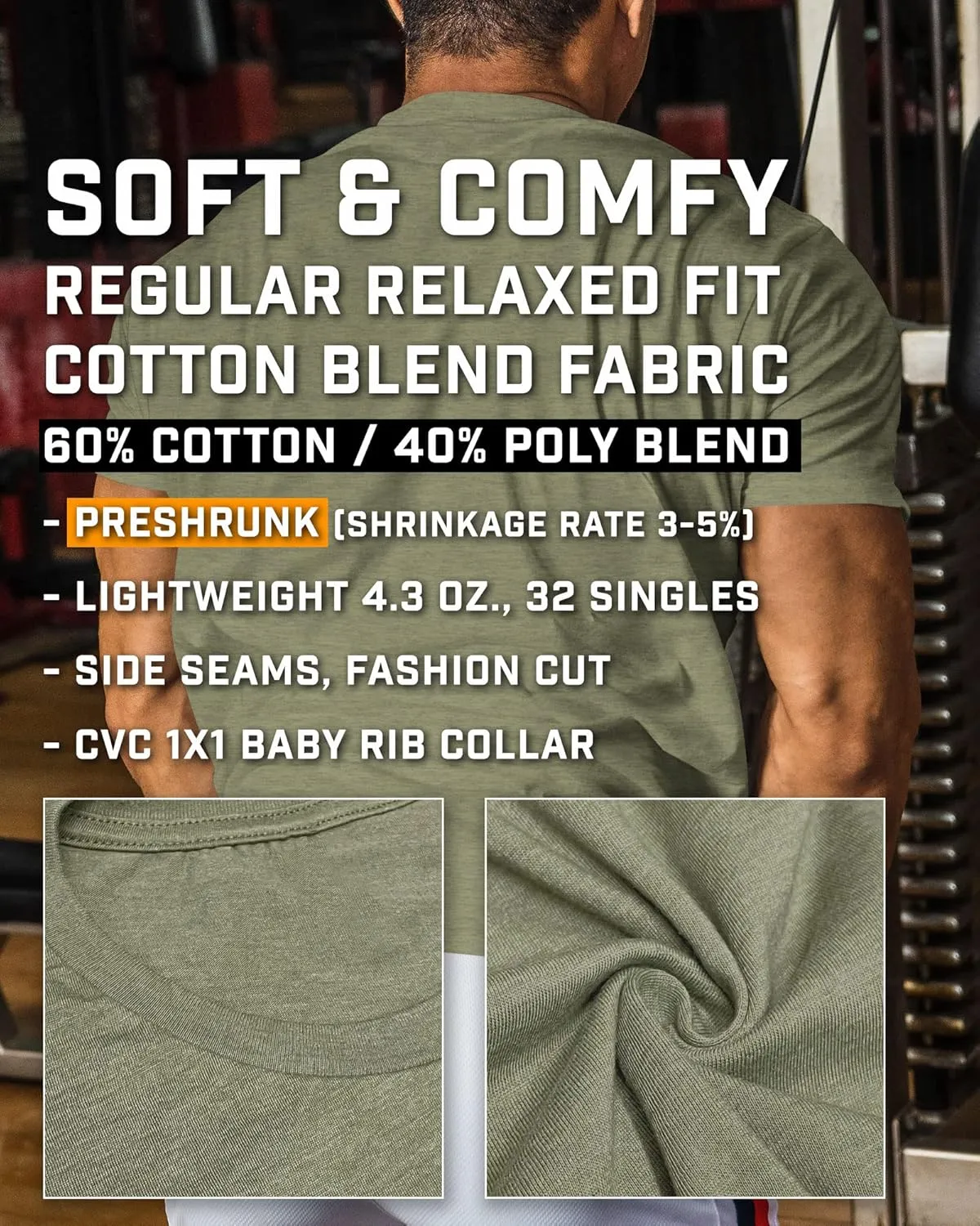 Workout Shirts for Men, Squat Sergeant Squat Below Parallel Gym Shirt, Funny Lifting T-Shirt