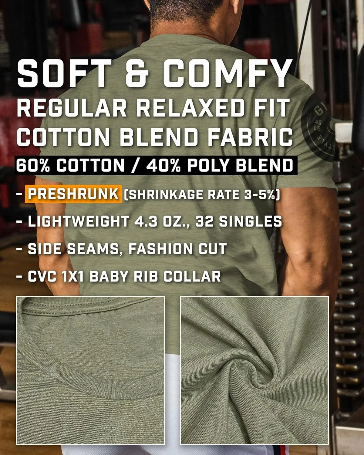 Workout Shirts for Men, to Double Your Gains Triple Your Effort Gym Shirt, Funny Lifting T-Shirt
